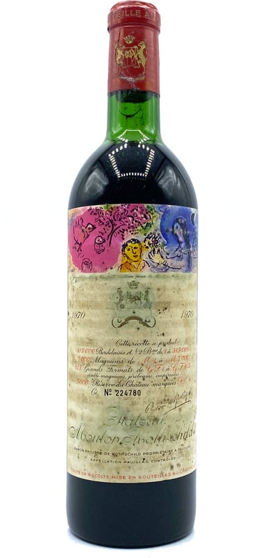 Chateau Mouton Rothschild 1970 0,75 l